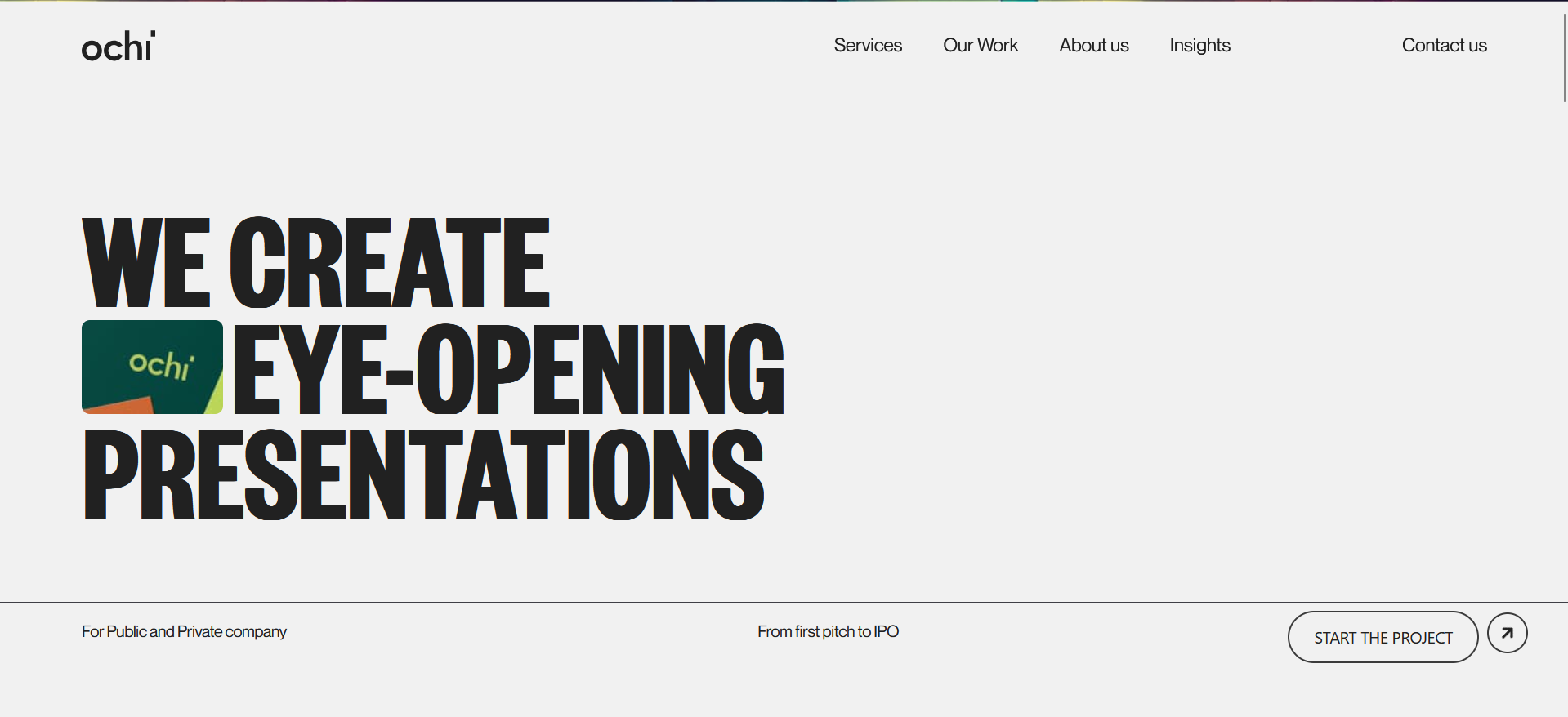 Ochi-Modern clean UI